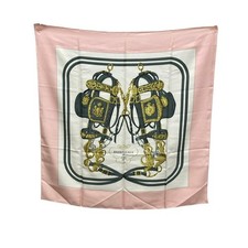 HERMES Scarf 90 100 Silk BRIDES de GALA Ladies