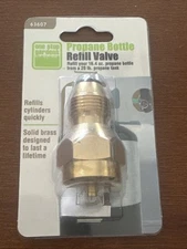 Brand New ONE STOP GARDENS Propane Bottle Refill Valve #63607 Refills Quickly !!