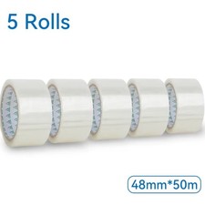 5 Rolls Packing Sealing Tape 30mm x 10m Assorted Colors Shipping Packaging Tape