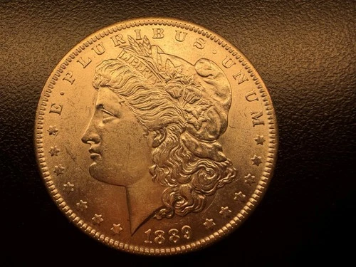 1889 P Morgan Silver Dollar - UNC - Beautiful Coin