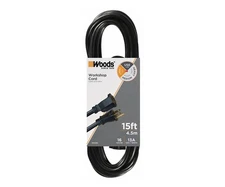 Southwire Extension Cord - Reliable Indoor & Outdoor Power - Neutral Black Fi...