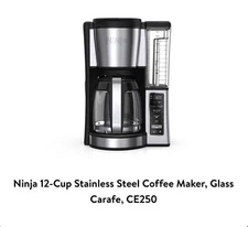 Ninja CE251 12-Cup Programmable Brewer Coffee Maker - Silver