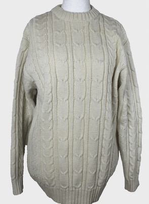 Tom Tailor Pullover Zopfmuster,100% Wolle Herren Gr.M (50/52) sehr guter Zustand