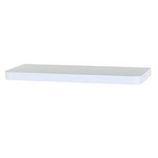 Image of Arran shelf Kit, Wide Floating Design With Rounded Corners - Matte White