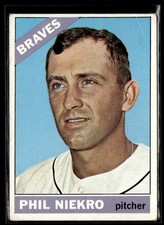 1966 Topps Phil Niekro EX Set Break #28