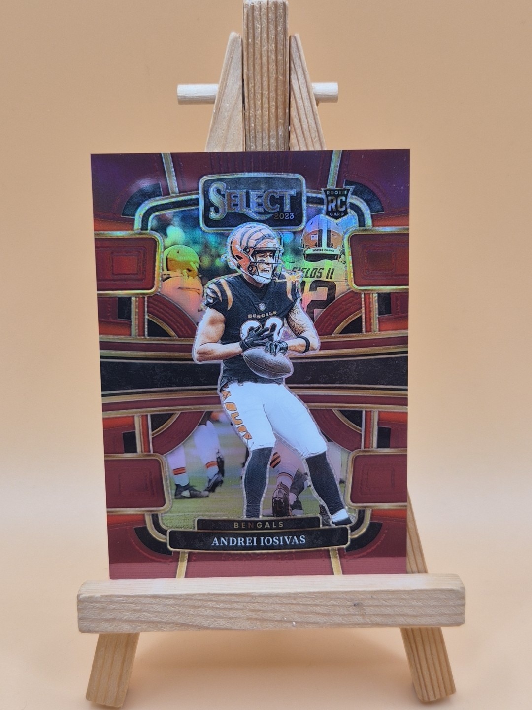 2023 Panini Select Concourse Maroon Prizm Andrei Iosivas #21 RC #'d 46/149