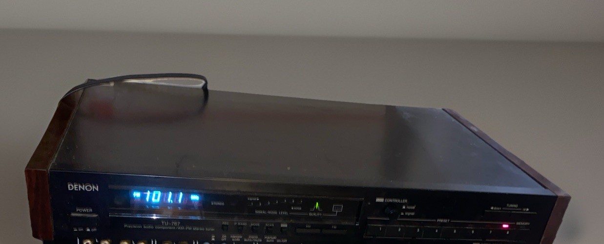 Denon TU-767 vintage audio equipment - eBay listing photo 1