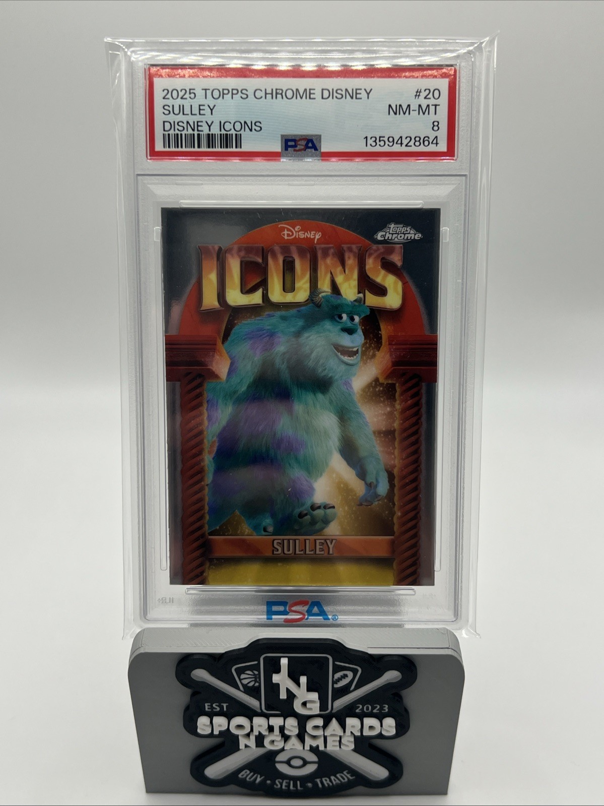 Sulley 2025 Topps Chrome Disney #5 Base Price Guide - Sports Card