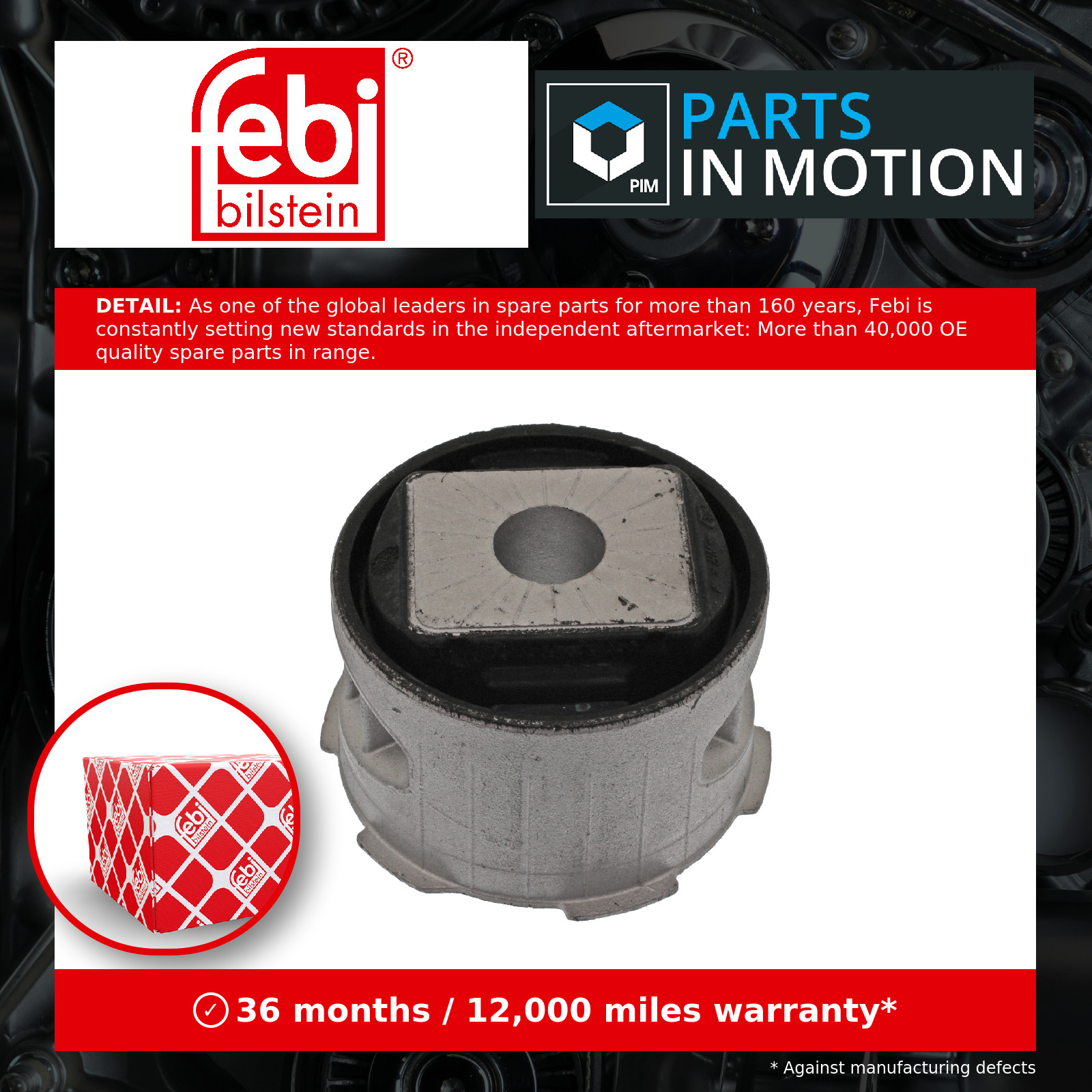 2x MOUNTING ENGINE 45903 FOR BAC/BLK/BPD/BPE 2.5L 5cyl M06.EC MCG.FA/EA 3.0L - Image 8