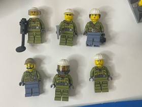 LEGO City Volcano Explorers LOT of 2 Sets Volcano Base 60124 & Helicopter 60123