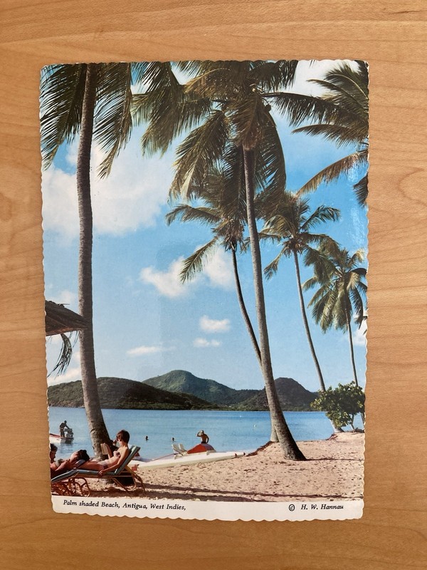 Vintage Antigua West Indies Postcards At Jolly Hill Beach/Bay - Set Of 9