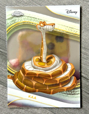 2025 Topps Chrome Disney #109 Kaa Snake Base Card Jungle Book