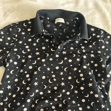 Saint Laurent Paris Men's Black Polo-shirts