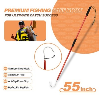 Fishing Gaff Hook Fish Hooked Gig Harpoon Gigging Spear Harpoons Pole with St... | eBay Fishing Gaff Hook Fish Hooked Gig Harpoon Gigging Spear Harpoons Pole with St... | eBay