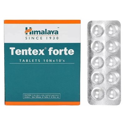 Himalaya Tentex Forte Official Herbals Himalaya 10 X 10 =100 Tablets SF.