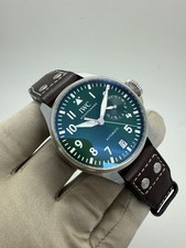 2023 IWC Big Pilot Green Dial Steel 46mm Automatic Watch IW501015 w/ Case