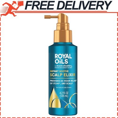 Head & Shoulders Royal Oils Scalp Elixir Treatment with Cooling Menthol, 4.2 oz