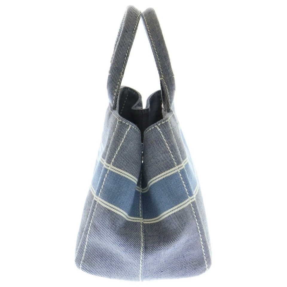 Miumiu Miu 2 Way Handbag Denim Small 5BA219 Used c62772a6b7bbabbba7d0d2f594bc48a - Image 3 of 4