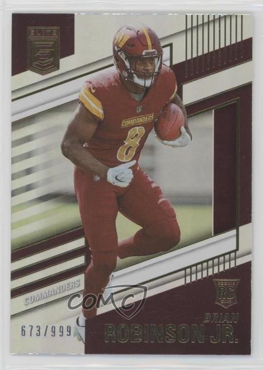 2022 Panini Donruss Elite Rookies 673/999 Brian Robinson Jr #112 1kc1