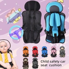Portable Baby Safety Seat Adjustable Child Car Seat Cushion with 5-Point Harne