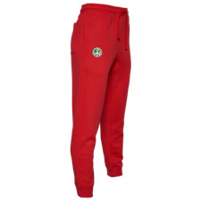 Cross Colours Black Lives For Peace Fleece Pants Red C97123BPI Men's NEW