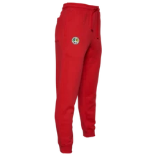 Cross Colours Black Lives For Peace Fleece Pants Red C97123BPI Men's NEW