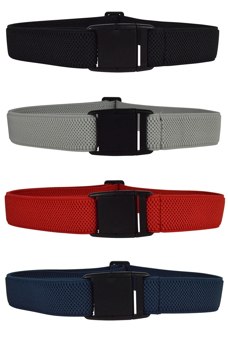 Adult/Unisex Fully Adjustable Stretch Belt with Plastic Clip