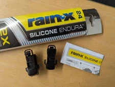 Pair of RAIN-X Silicone Endura wiper blade "B" ADAPTERS ONLY. W82341