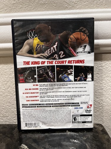 NBA 2K7 (Sony PlayStation 2, 2006) No Manual - Picture 5 of 5