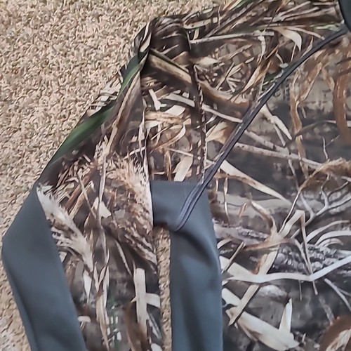 READ Benelli Jacket Men's 1/4 Quarter Zip Max-5 Brown Camo Pattern Pullover - Picture 2 of 18