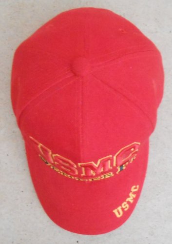 Baseballmütze USMC Semper FI Logo verstellbar rot bestickt - Bild 6 von 9