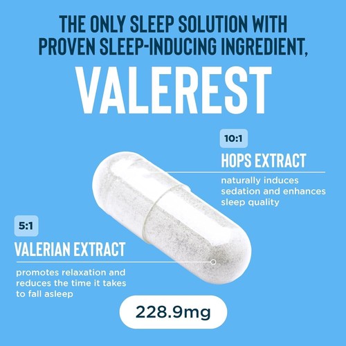 2Packs Relaxium Sleep Natural Dietary Supplement for Better Sleep 120 Capsules - Picture 3 of 6