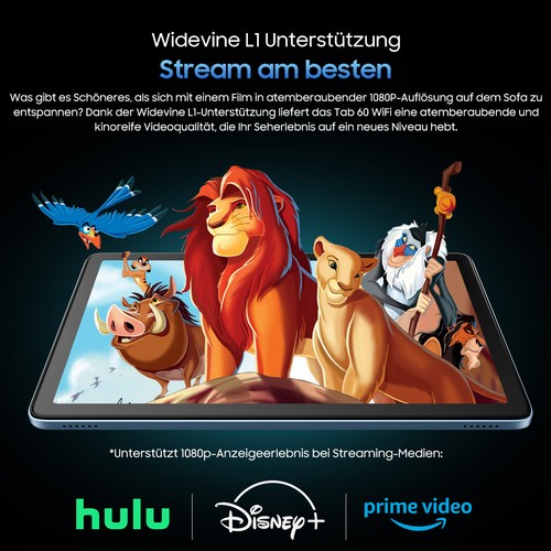 Tablet Blackview Tab 60 WiFi 10 pulgadas 12 GB + 128 GB Android 14 PC Tablet Widevine L1 - Imagen 10 de 14