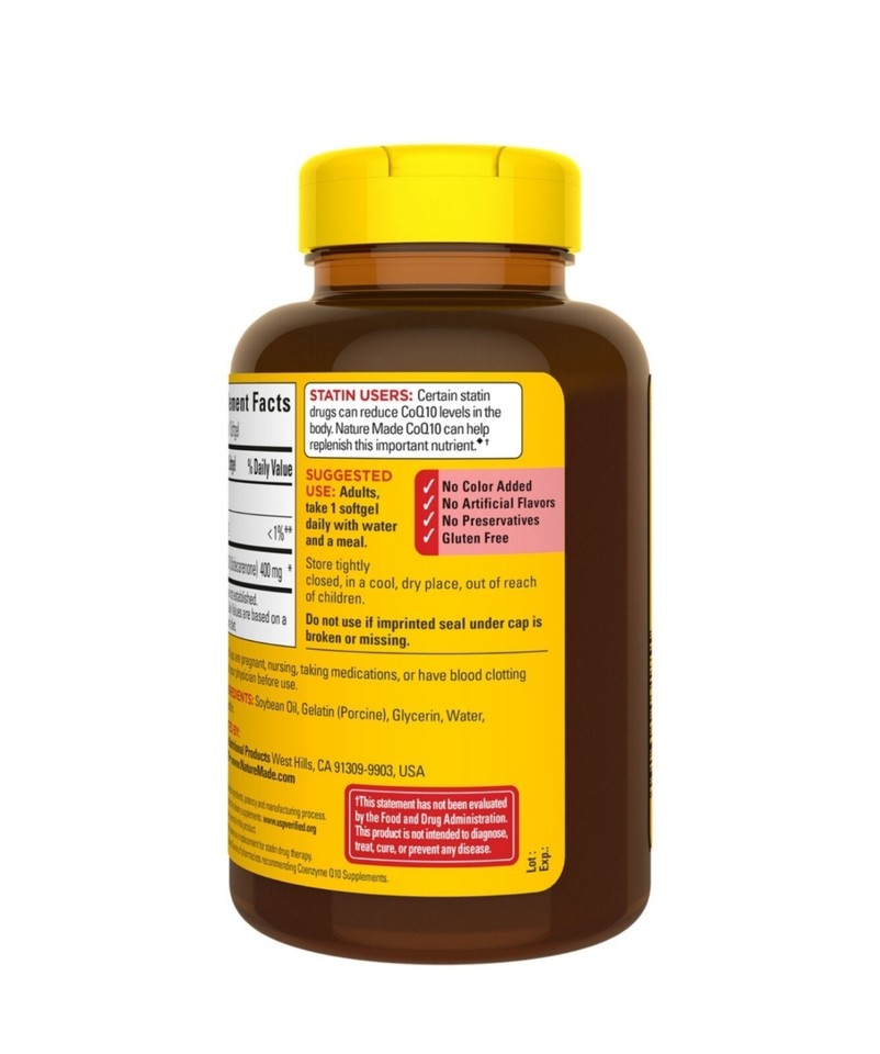 Nature's Care Pro Series Co-Q10 180 Capsules