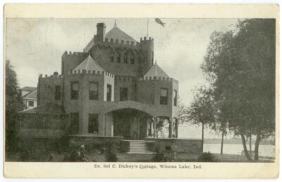 1908 Winona Lake Indiana Dr. Sol C. Dickey's Cottage