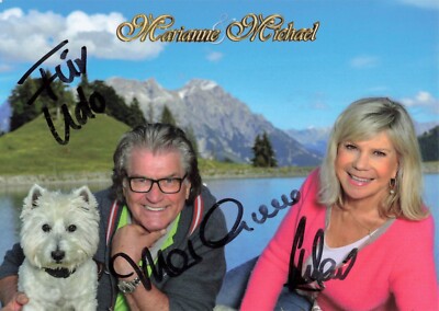 Marianne & Michael UH For Udo Original Signed Autograph Card AK 5556 F