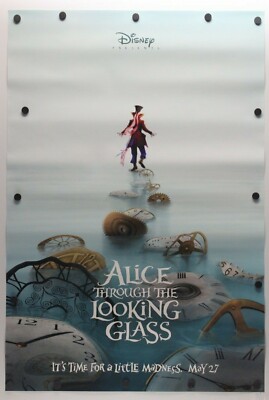 Alice Through the Looking Glass 2016 DS Original Movie Poster 27" x 40 ...