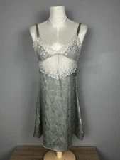 Babydoll Mini Slip Dress Lingerie Dainty Floral Lace Elegant Fairycore Fairy