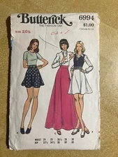 6994 Butterick CUT PATTERN ~ Size 26 1/2 ~ ~ ~ ~ ~ Listing MP 70