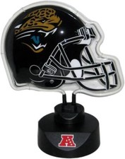 Jacksonville Jaguars Neon Helmet Desk Lamp Light Sign NFL LICENSED NEW