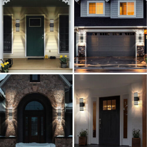 4 Tier LED Light Up Down Light IP67 Wall Mounted External Light Porch Front Door - Picture 11 of 21