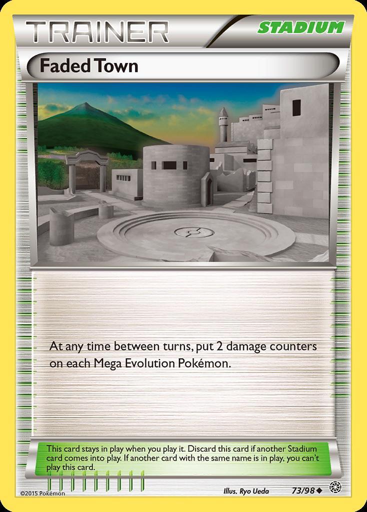 Pokemon Faded Town (73/100) Ancient Origins LP REVERSE HOLO