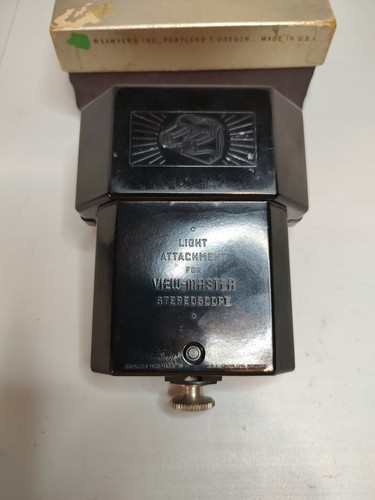 Ancien accessoire lumineux VIEW-MASTER pour stéréoscope avec BOITE Made in USA - Photo 5/10