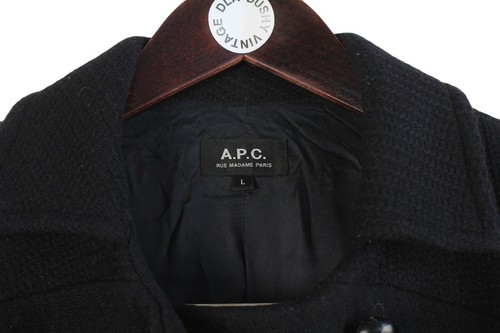 A.P.C. Coat Women's Size L wool jacket streetwear APC collared - Picture 5 of 7
