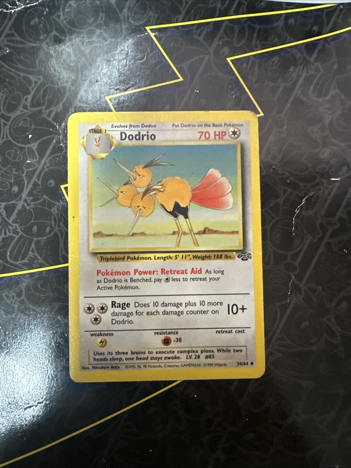 DODRIO - Jungle Set - 34/64 - Uncommon - Pokemon Card - Unlimited Edition