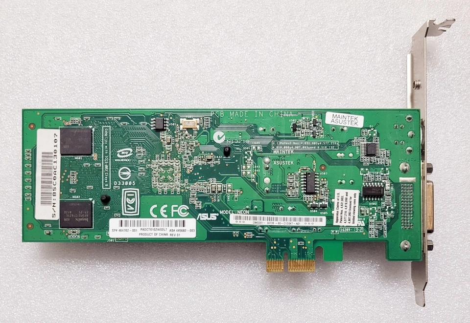 HP Genuine nVidia 8400 GS 256MB Video Card PCI-E x1, 464762-001 - Image 2 of 3