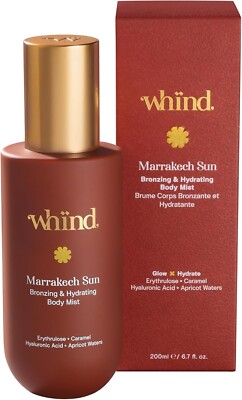 whind Marrakech Sun Bronzing & Hydrating Self Tanning Body Mist - Lightweight Li