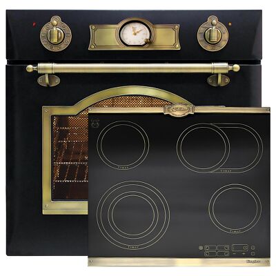 Kaiser EH 6355 Em Einbau Backofen 60cm+ Glaskeramik Kochfeld 60 cm KCT 6185 Em