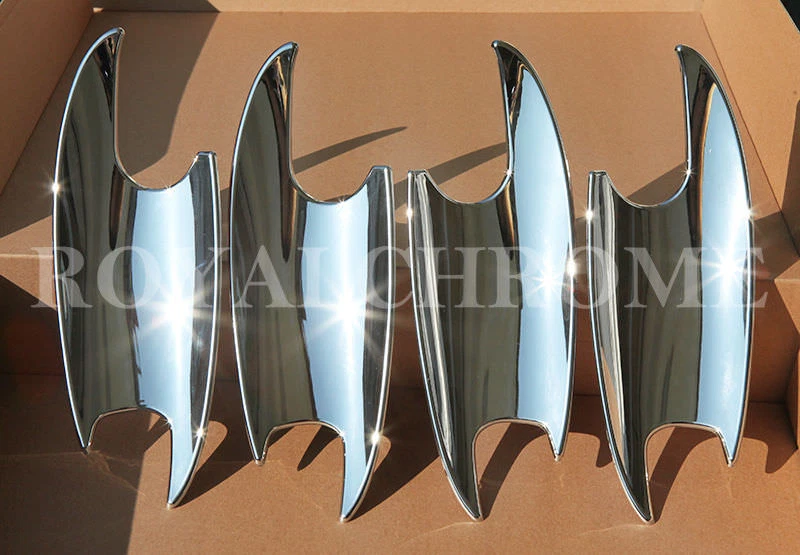 Inserto de manija de puerta UNICUS CROMO BRILLANTE 4x para Mercedes Benz W203 W211 W219 W220 Foto 4 de 4