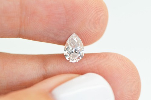 Pear Shape Diamond 1.00 Ct PAIR IGI Certified for Earring & Great CHRISTMAS GIFT - Picture 3 of 5